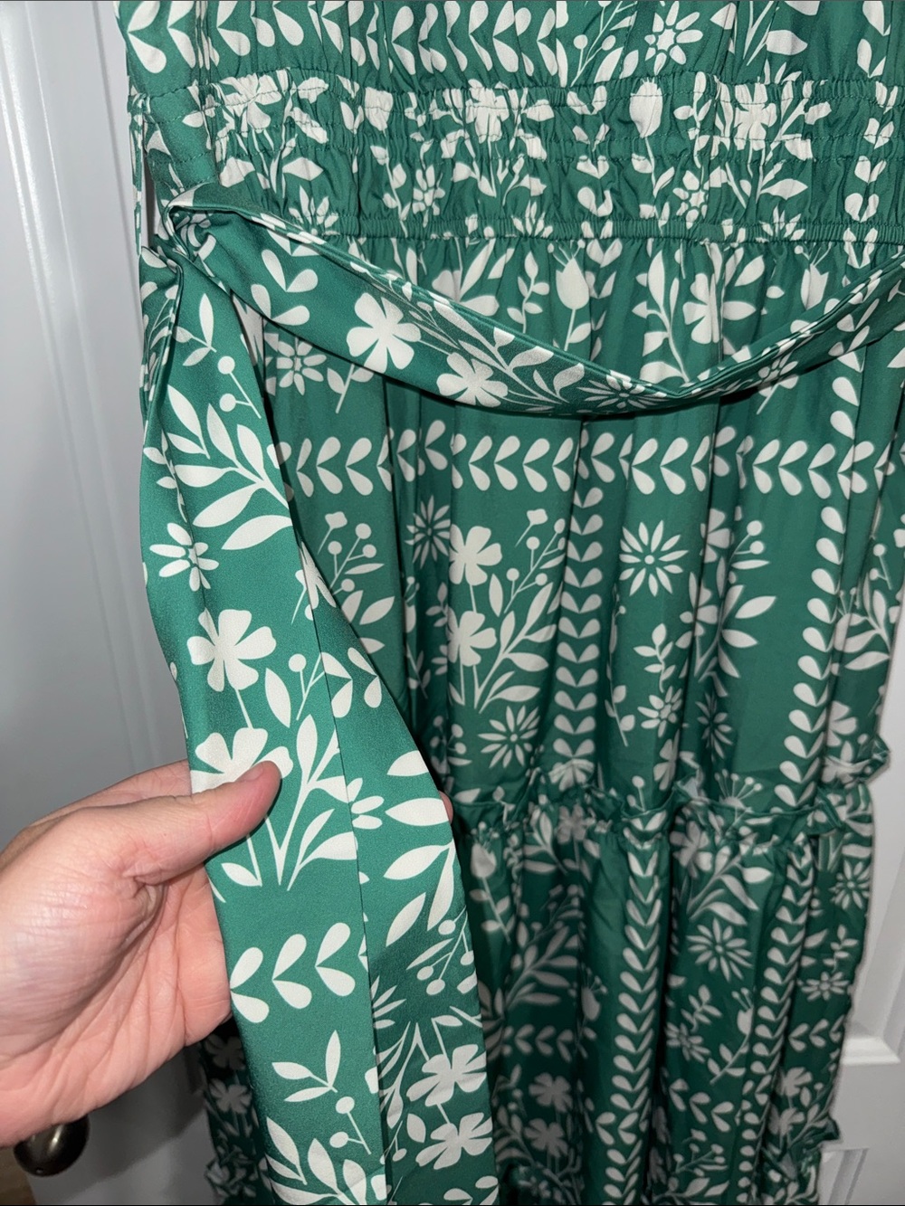 Chic Soul Floral Tiered Maxi Dress - Picture 4 of 9